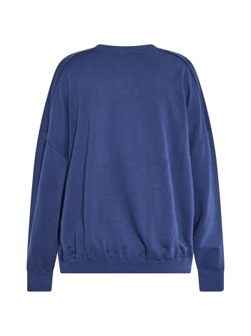 Swirly Damen Sweatshirt in Marine