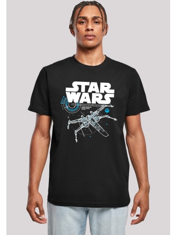 F4NT4STIC T-Shirt Star Wars The Last Jedi X Wing in schwarz