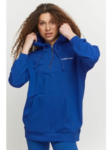 TheJoggConcept. Sweatshirt JCSAFINE HALFZIP HOODIE - 22800017  Kapuzenpullover mit Reißverschluss in Blau
