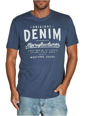 Mustang T-Shirt Basic Print 4er Pack in Mehrfarbig