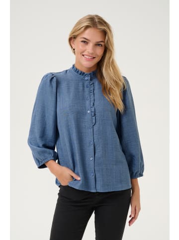 Kaffe Langarm-Bluse KAellen in Coronet Blue C.