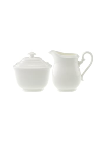 Villeroy & Boch 2er Set Milch- und Zuckerset Royal weiß in weiß