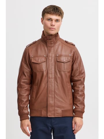 !SOLID Lederjacke SDCamash in Braun