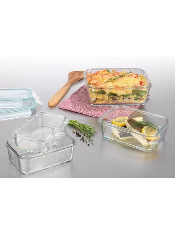 Gourmet Maxx Glas-Frischhaltedosen Klick-it 8-tlg. smaragd grün