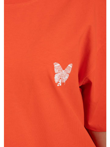 SMILODOX T-Shirt Oversized Payton in Koralle