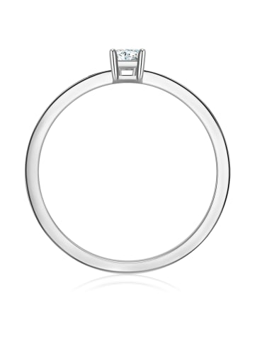 Trilani Ring aus Sterling Silber mit Zirkonia in silber