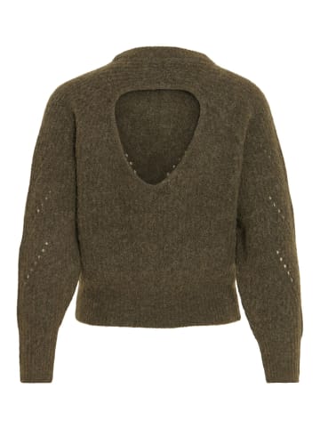 Vila Strickpullover in Ivy Green