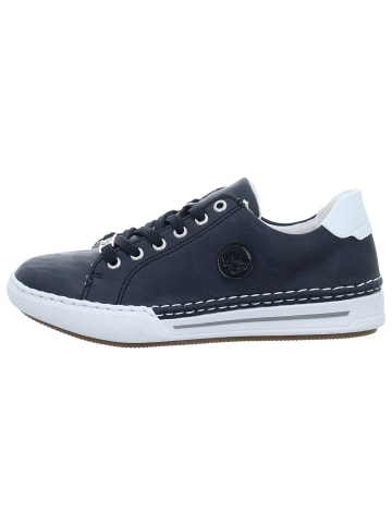 rieker Sportlicher Schnürschuh in blau
