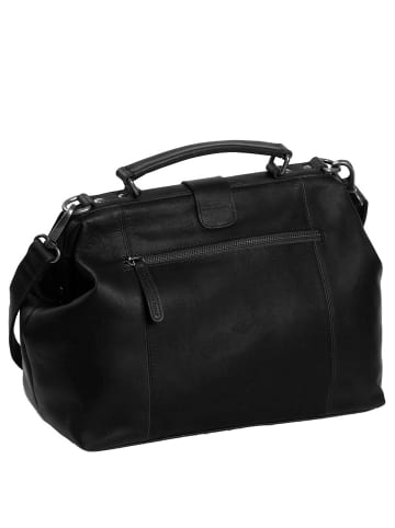 The Chesterfield Brand Shaun - Umhängetasche Leder 32 cm (black) in schwarz