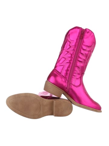 Ital-Design Stiefel in Pink