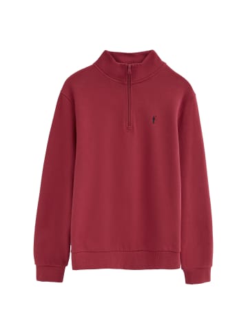 Polo Club Sweatshirt RIGBY GO SWEAT ZIPPER NECK VO in Oxidrot / Gebranntes Rot