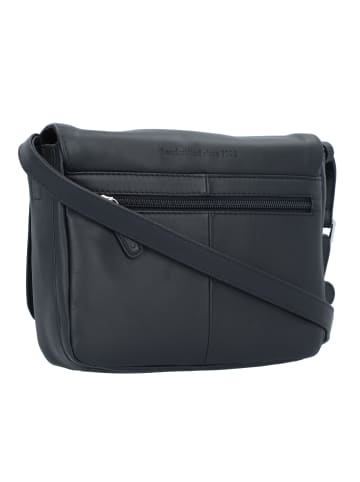 PICARD Timeless Umhängetasche Leder 21 cm schwarz
