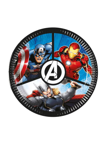 The Avengers Evergreen Pappteller 8 Stk 20 cm FSC