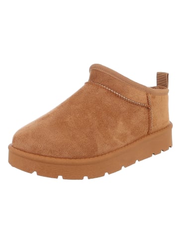Ital-Design Stiefelette in Camel