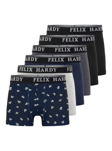 Felix Hardy Boxer in Schwarz-Navy-grau