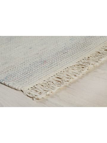 Green Looop Handweb-Teppich Nimes in beige