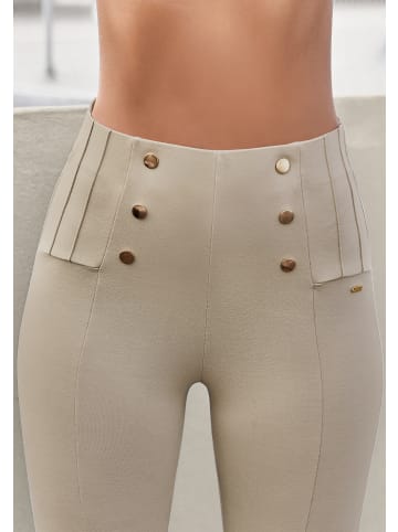 LASCANA Highwaist Leggings in beige