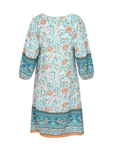 gaya Women Dress in Aqua Multicolor