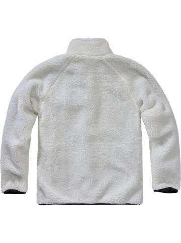 Brandit Fleecejacke/Fleecepullover "Teddyfleece Jacket" in Weiß
