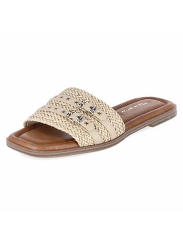 Pantoletten in beige