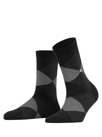 Burlington Socken 1er Pack in Schwarz/Grau