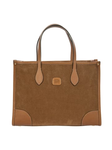 BRIC`s Life Shopper Tasche S 35 cm Laptopfach camel
