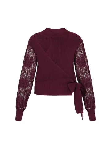 faina Women Sweater in burgundy