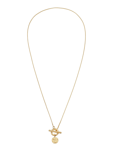 Elli Halskette 925 Sterling Silber Geo, Plättchen, T-Bar in Gold