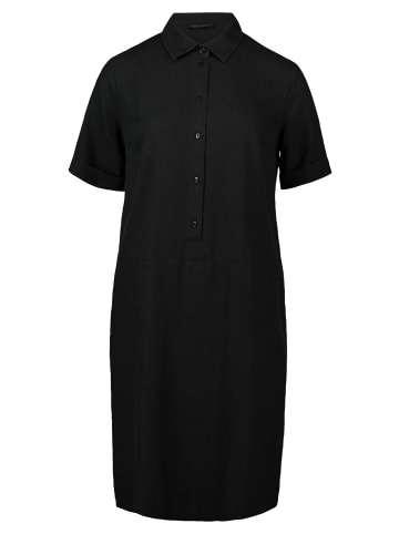 Betty Barclay Leinenkleid mit Knopfleiste in Schwarz