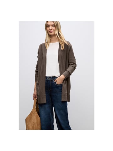 Street One Pullover in dark nomad brown mel.