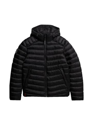 Superdry Fuji Sports Kapuzen-Daunenjacke Padded JKT Schwarz
