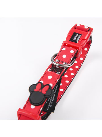Disney Minnie Mouse Disney Minnie Mouse Hundehalsband  XS / S - Verstellbar, robust & bequ in Rot