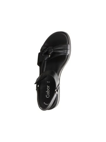 Gabor Komfort Sandalen für Damen in schwarz
