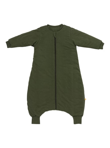 Schlummersack Schlafsack mit Füßen, 3.5 TOG in Grün