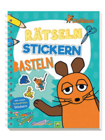 Schwager & Steinlein Buch - Die Maus - Rätseln, Stickern, Basteln