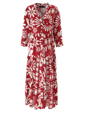 Aniston SELECTED Maxikleid in rot-offwhite