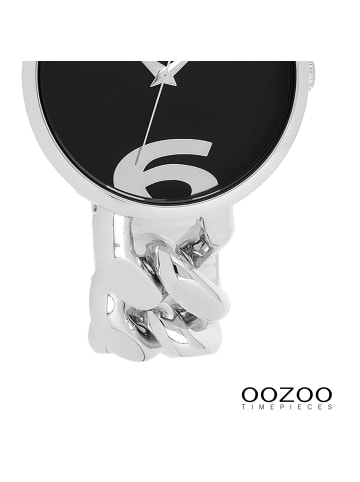 Oozoo Armbanduhr Oozoo Timepieces silber groß (ca. 40mm)