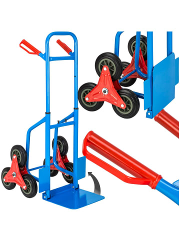 tectake Treppenkarre bis 200kg - Sternförmige Räder für müheloses Treppensteigen