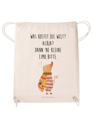 Mr. & Mrs. Panda Tasche Nachtfalter Fähnchen mit Spruch in Creme