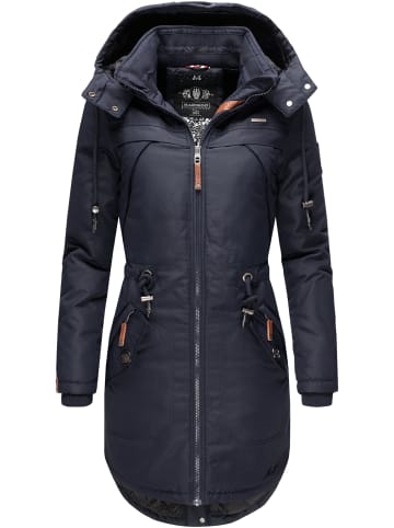 Marikoo Wintermantel Kamii in Navy