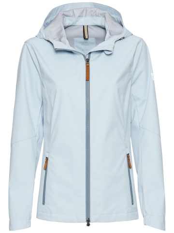 Camel Active Softshell Jacke aus recyceltem Polyester in Hellblau