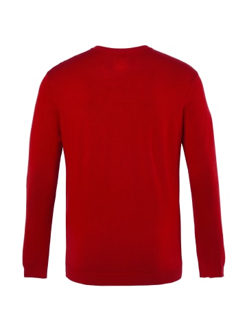 Men Plus Pullover in rubinrot