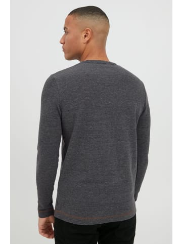 INDICODE Langarmshirt IDAmbrosius 45588MM Basic Langarmshirt in grau melange