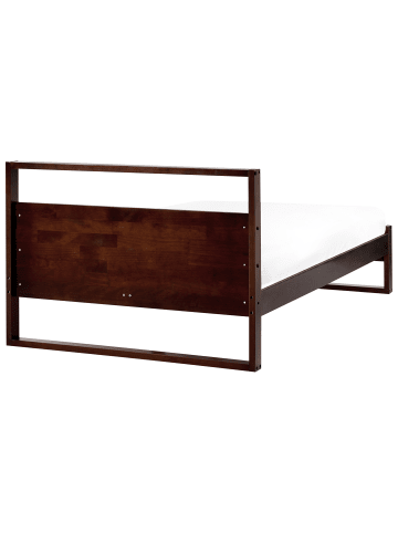 Beliani Doppelbett GIULIA in Braun - (W) 125 x (H) 86 x (L) 213 cm