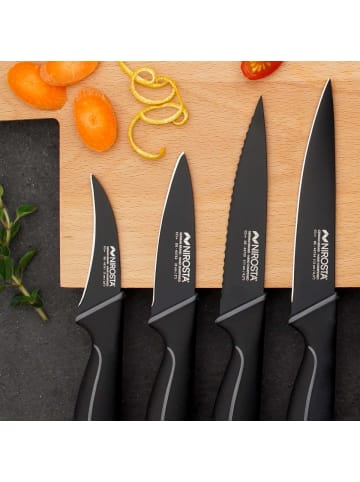 Nirosta 4 teiliges Messer-Set WAVE