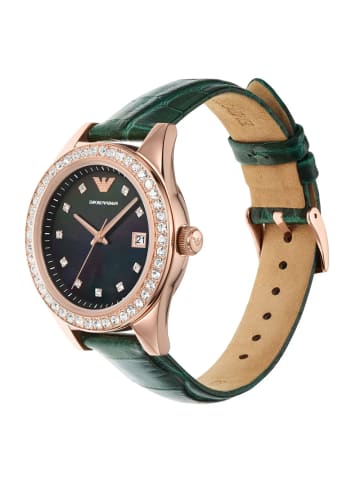 Armani Analoguhr für Damen in gold