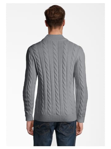 Steffen Klein Stickpullover Soft Touch in grau