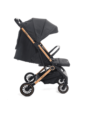 BeBelissimo Kinderwagen, Liegebuggy, Sportwagen,  - 22kg max - Lioni in Schwarz
