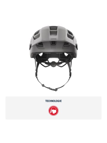 ABUS Fahrradhelm MoDrop in Ti silver