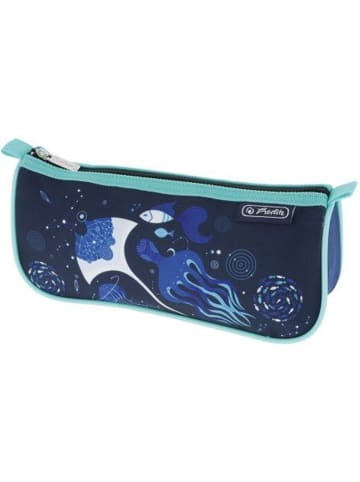 Herlitz Schüleretui Faulenzer Sport Deep Ocean Polyester 220x75mm Deep Ocean